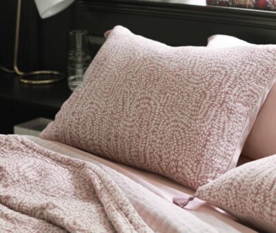 Threshold Pillow Sham Cotton Matelasse Quilted Tasseled Standard Size, Set of 2