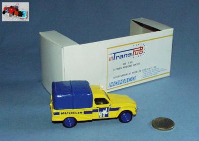 Transpub 1/43 réf T10 : Citroën Acadiane Bâchée Michelin