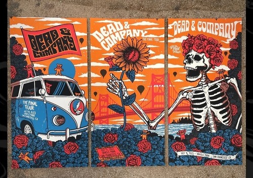 Dead & Company 2023年夏ツアーポスター GRATEFUL DEAD DEAD & COMPANY Summer 2023 Tour Poster