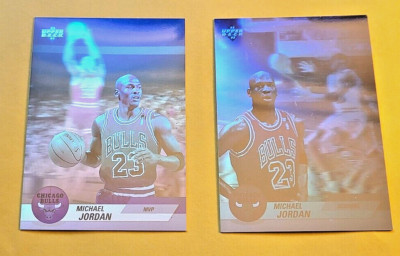 COMPLETE SET OF 1992-93 UPPER DECK AWARD WINNERS (9) HOLOGRAMS 2 JORDANS-RODMAN+