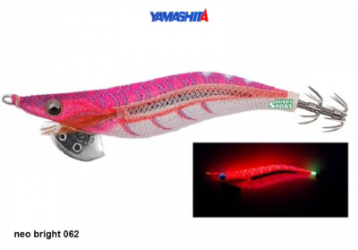 TOTANARA YAMASHITA EGI OH LIVE  15 gr SIZE 3 COL 062 NEON BRIGHT RED MARE