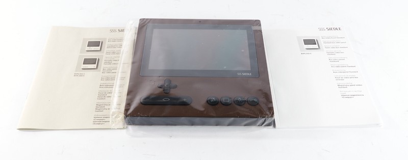 Siedle Touchscreen Intercom BVPS 850-0 Brown Faux Leather Finish