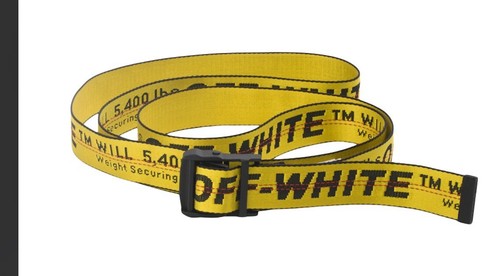 小物 off-white INDUSTRIAL BELT YELLOW Amazon.com: Off-White™ Industrial Logo Belt, Yellow