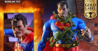 McFarlane Toys DC Multiverse GOLD LABEL Angry Laser Eyes Superman Hush NEW &RARE