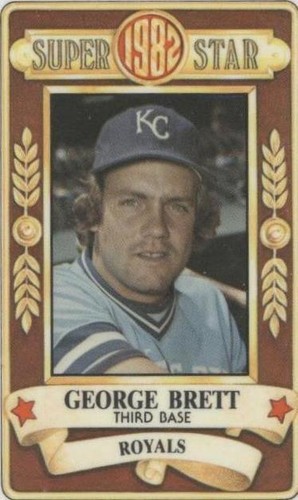 1982 Perma-Graphics/Topps Credit Cards - George Brett #150-SS8219