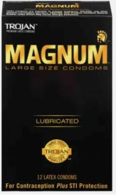 Trojan Magnum Large Lubricated Bulk Condoms (No Box) - Choose Quantity