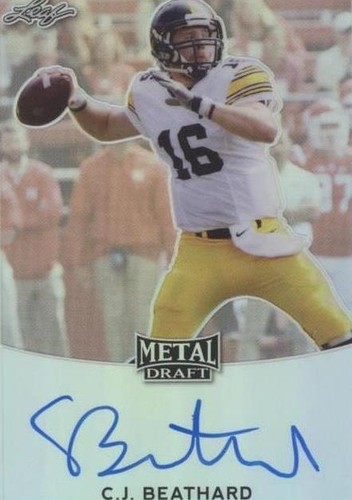 2017 Leaf Metal Draft C.J. Beathard #BA-CJB