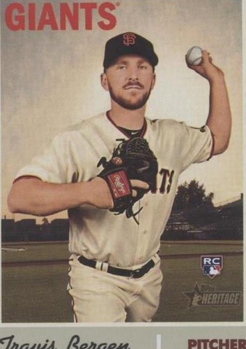 2019 Topps Heritage High Number - Travis Bergen #697