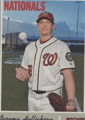 2019 Topps Heritage High Number - Jeremy Hellickson #619