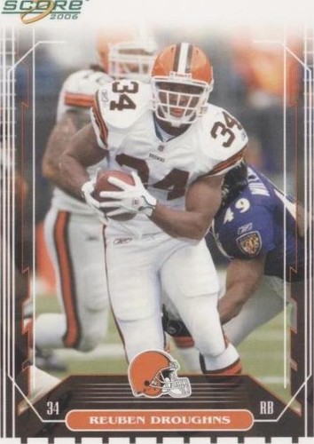 2006 Score Reuben Droughns #62