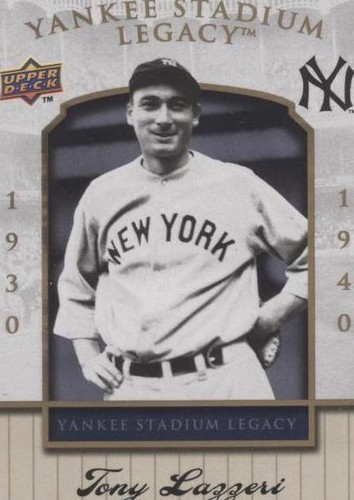 2008 Upper Deck Yankee Stadium Legacy Final Season Box Set - Tony Lazzeri #92