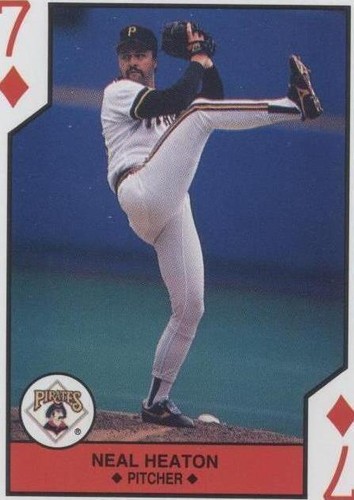 1990 U.S. Playing Cards Major League All-Stars - Neal Heaton #7D