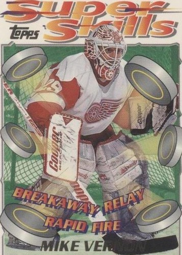 1995-96 Topps Super Skills - Mike Vernon #84