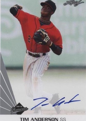 2013 Leaf Memories - Tim Anderson #A-TA1