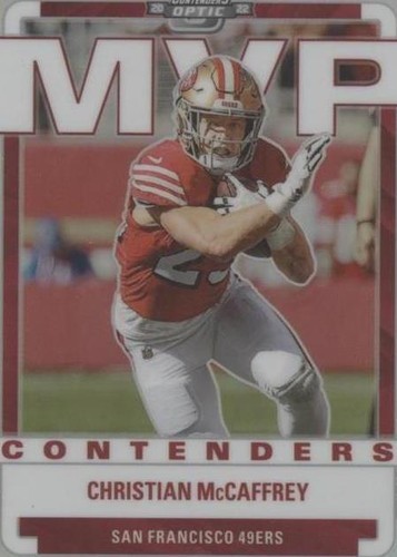 2022 Panini Contenders Optic Christian McCaffrey #MVP-23