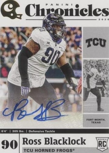 2020 Panini Chronicles Draft Picks Ross Blacklock #18