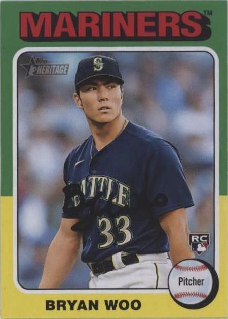 2024 Topps Heritage Mini - Bryan Woo #245