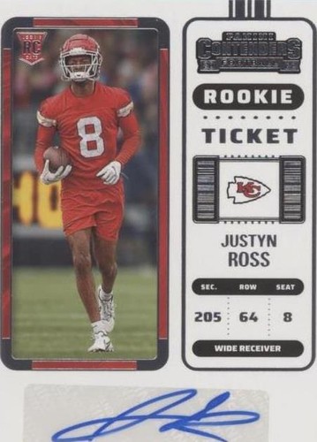 2022 Panini Contenders Justyn Ross #264