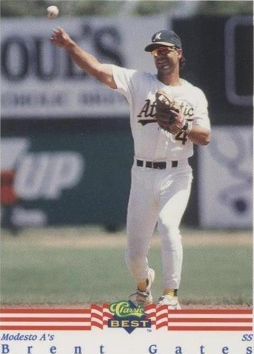 1992 Classic Best Minor League - Brent Gates #187