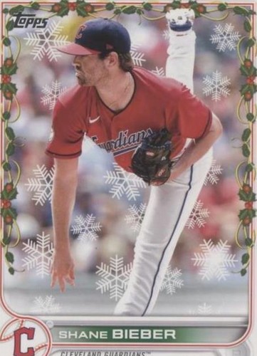 2022 Topps Holiday - Shane Bieber #HW126