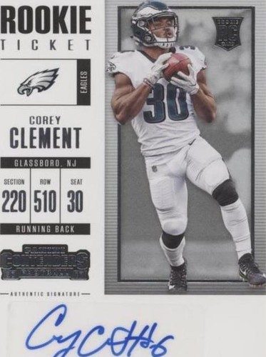 2017 Panini Contenders Corey Clement #123