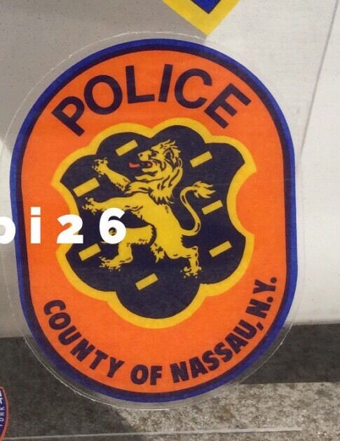 NASSAU COUNTY POLICE “OFFICIAL” IN-Window FacesOut Decal Sticker LI NY *Others