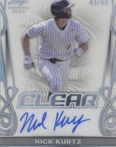 2023 Leaf Trinity - Nick Kurtz #CA-NK1