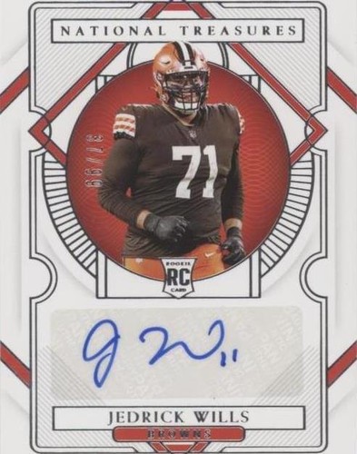 2020 Panini National Treasures Jedrick Wills #116