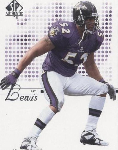 2002 SP Authentic Ray Lewis #23