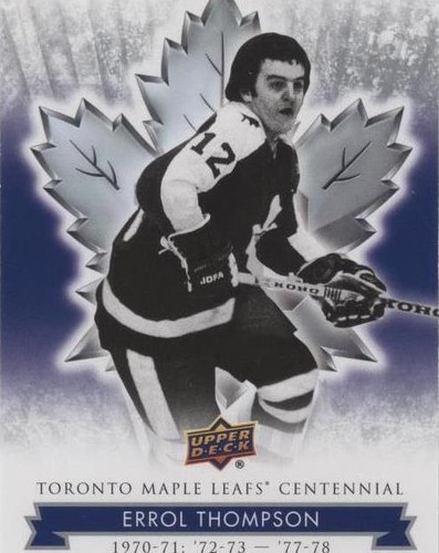 2017 Upper Deck Toronto Maple Leafs Centennial - Errol Thompson #6