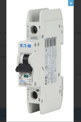 eaton circuit breaker  FAZ-C3/1-NA-SP 3Amp 277VAC