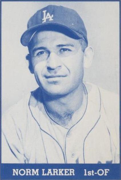 1980 TCMA 1959 Los Angeles Dodgers World Champions - Norm Larker #1980-020