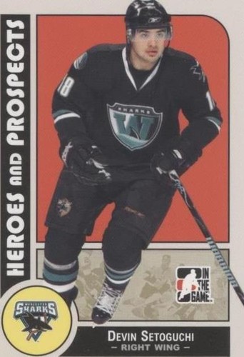 2008-09 In the Game Heroes and Prospects - Devin Setoguchi #24
