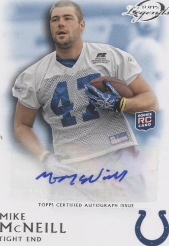 2011 Topps Gridiron Legends Mike Mcneill #RA-MM