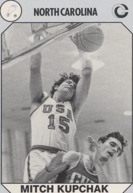1990 Collegiate Collection North Carolina Tar Heels - Mitch Kupchak #108