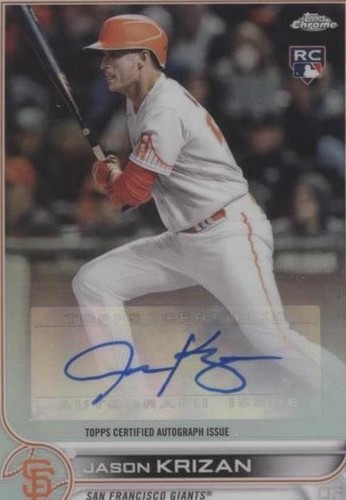2022 Topps Chrome Update Series - Jason Krizan #AC-JKR