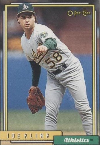 1992 O-Pee-Chee - Joe Klink #678