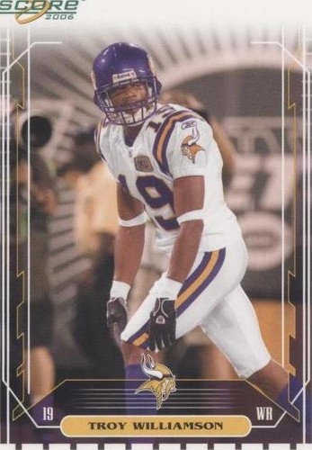 2006 Score Troy Williamson #154
