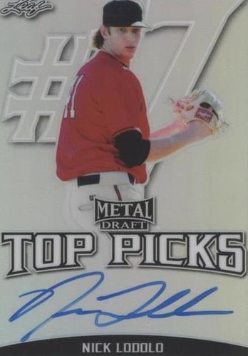 2019 Leaf Metal Draft - Nick Lodolo #TP-NL1