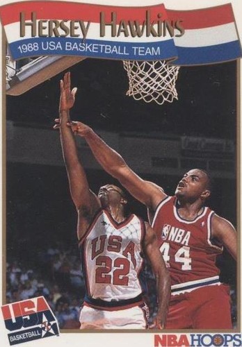 1991-92 NBA Hoops #252 Hersey Hawkins All-Star 76ers | eBay