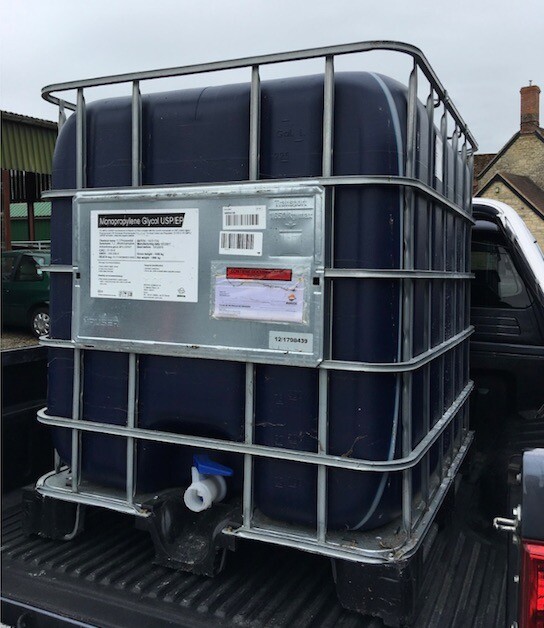 1000 Litre DARK IBC Bulk Liquid Storage Containers Tank, Good Condition