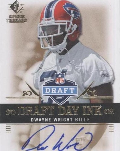 2007 SP Rookie Threads Dwayne Wright #DDI-DW