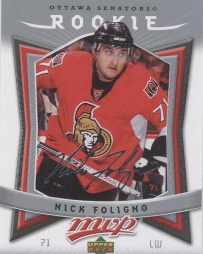 2007-08 Upper Deck MVP - Nick Foligno #365