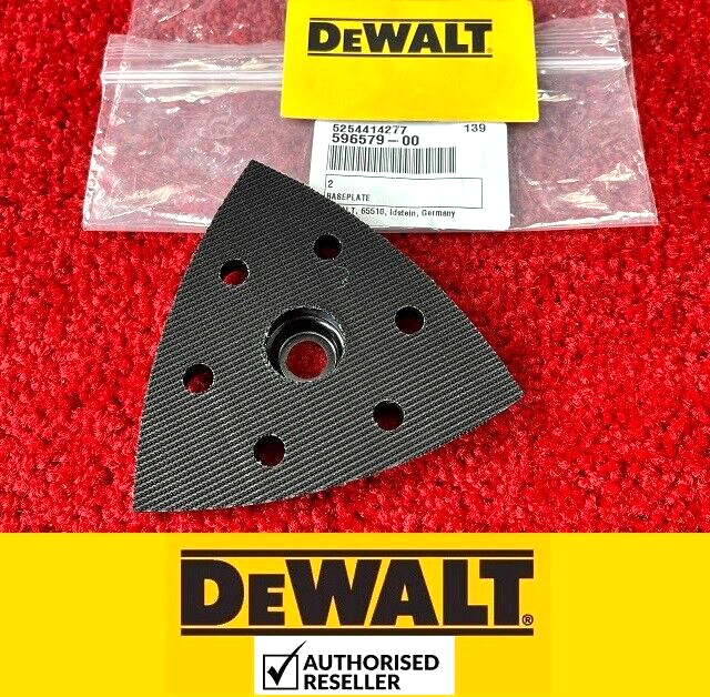 GENUINE DEWALT 596579 00 DETAIL DELTA TYPE SANDER PAD HOOK LOOP
