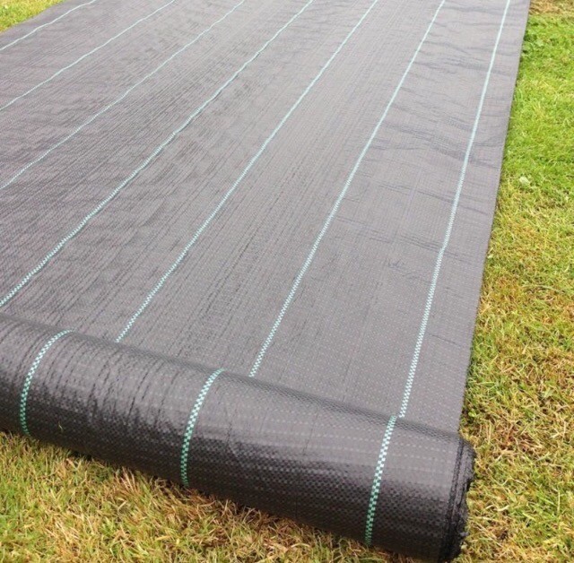 Weed barrier garden membrane new control fabric heavy duty( chips