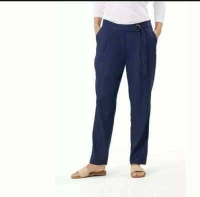 Женские льняные брюки Tommy Bahama Womens Willa Stretch, Island Navy, 6