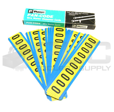 NEW BOX OF 18 PANDUIT PCL100-0 MARKER LABELS