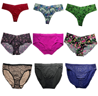 Victoria Secret Underwear XS to XXL Womens Panties Briefs or Thongs Buy 2+  Save