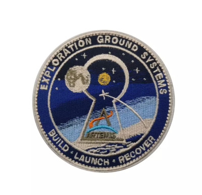NASA Exploration Ground Systems Artemis MISSION Full Size Emboidered Patch FREE