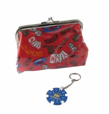 Speert Designer Evening Bag Jackpot Casino Gambling Theme Style 4154
